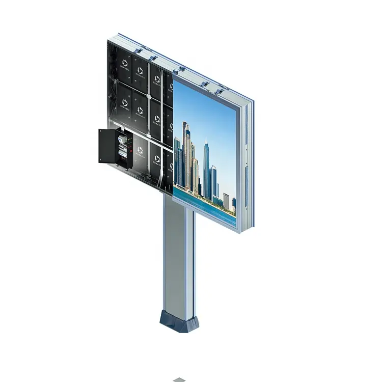 Quadro de avisos impermeável personalizado da coluna da exposição de diodo emissor de luz do controle 4G 
