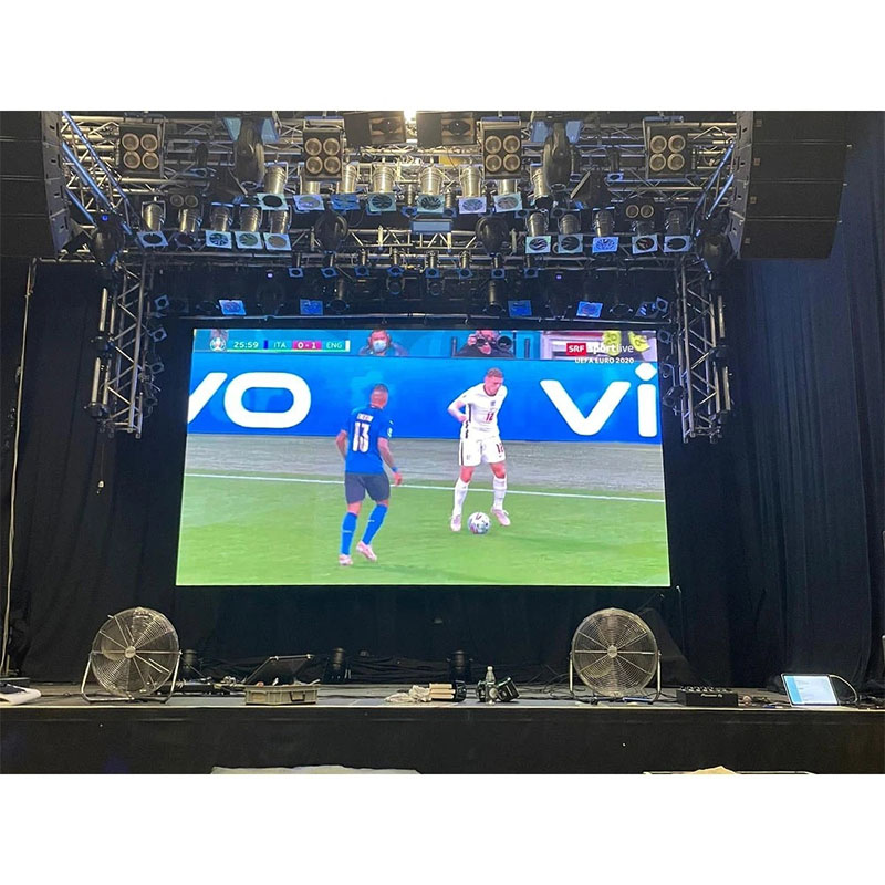 Telão LED de concerto de TV para publicidade interna SMD para eventos de palco