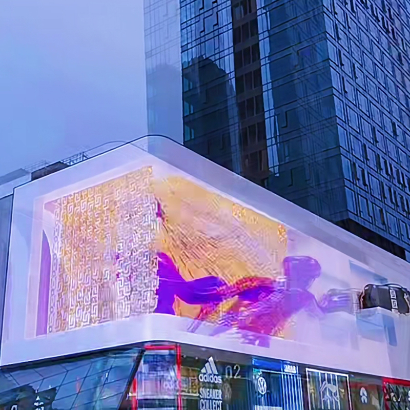 Outdoor de exibição LED grande personalizado para publicidade externa 3D