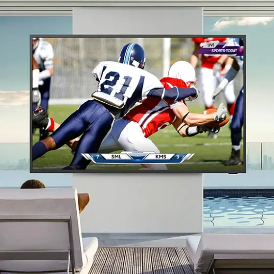 Telão LED grande HD colorido para interior de alta qualidade