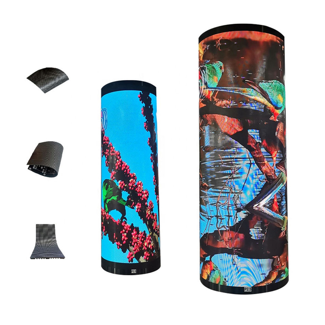 Os módulos macios impermeáveis ​​exteriores da cor completa conduziram a tela de exposição curvada