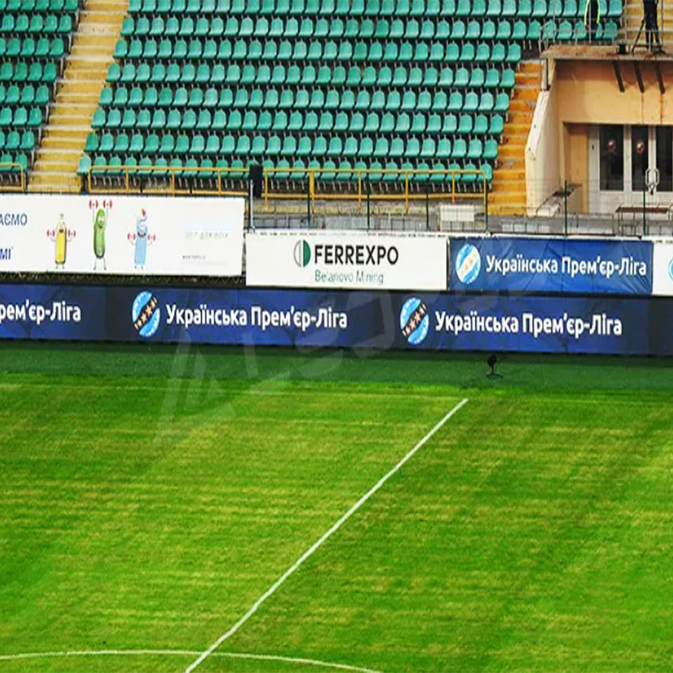 A tela impermeável exterior do estádio dos esportes conduziu a exposição do perímetro