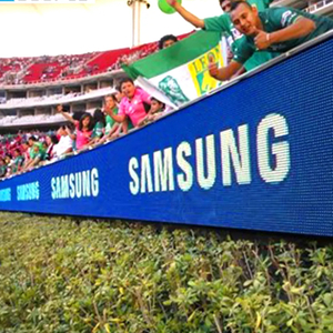 Painel de vídeo da quadra de basquete, perímetro do estádio, campo de futebol, tela LED outdoor