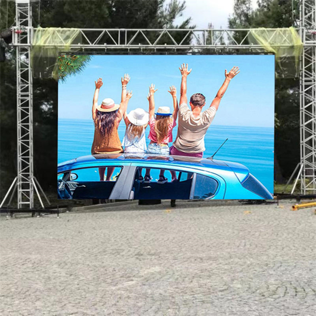 Pano de fundo para DJ ao ar livre Painel de LED Preço P3.91 Aluguel de armário nos bastidores Led Video Wall