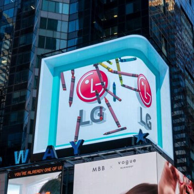 Tela conduzida da propaganda comercial da placa de vídeo gigante exterior do quadro de avisos dos olhos 3D